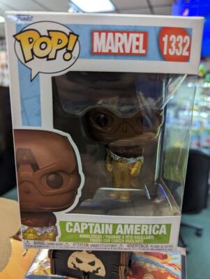 Easter - Captain America #1332 Chocolate - Easter / Valentines Day Funko Pop