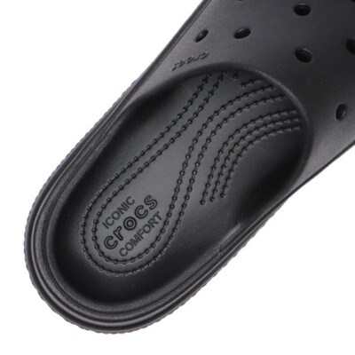 New Womens CROCS STOMP SLIDE 209346-001 BLACK US W 5-9 TAKSE | eBay