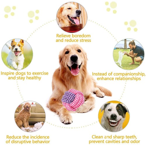 15tlg/Set Hunde Spielzeug Aus Seil Kauspielzeug Pet Dog Toy Hund Welpen Kauen - Bild 4 von 14