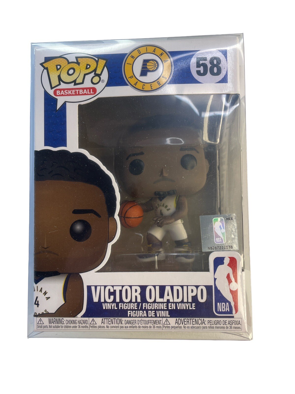 Victor Oladipo #58 Indiana Pacers Nba Basketball Funko Pop New With Protector