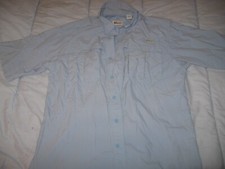 Worldwide Sportsman Blue Fishing Shirt Men's Large