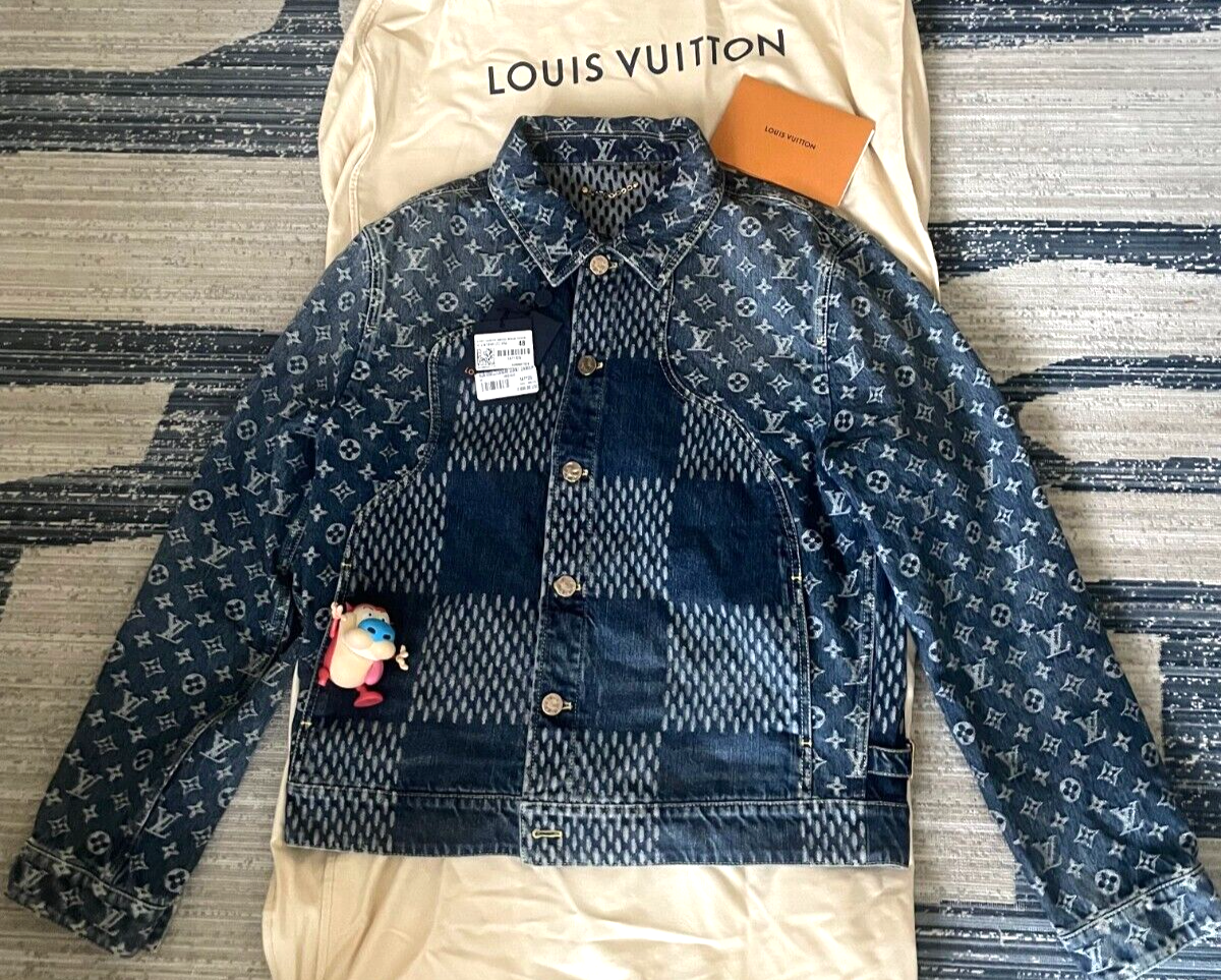 New Louis Vuitton Nigo Giant Damier Waves 48 Monogram Blue New Louis Vuitton Nigo Giant Damier Waves 48 Monogram Blue