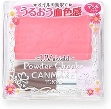 CANMAKE Powder Cheeks PW28 Sweet Coral 4.4g UV Shield