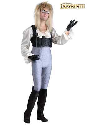 Pantofole Uomo Fun Costumes Labyrinth – Modello Dancing Jareth & Goblins, Taglia Large/X-Large, Suola Piatta