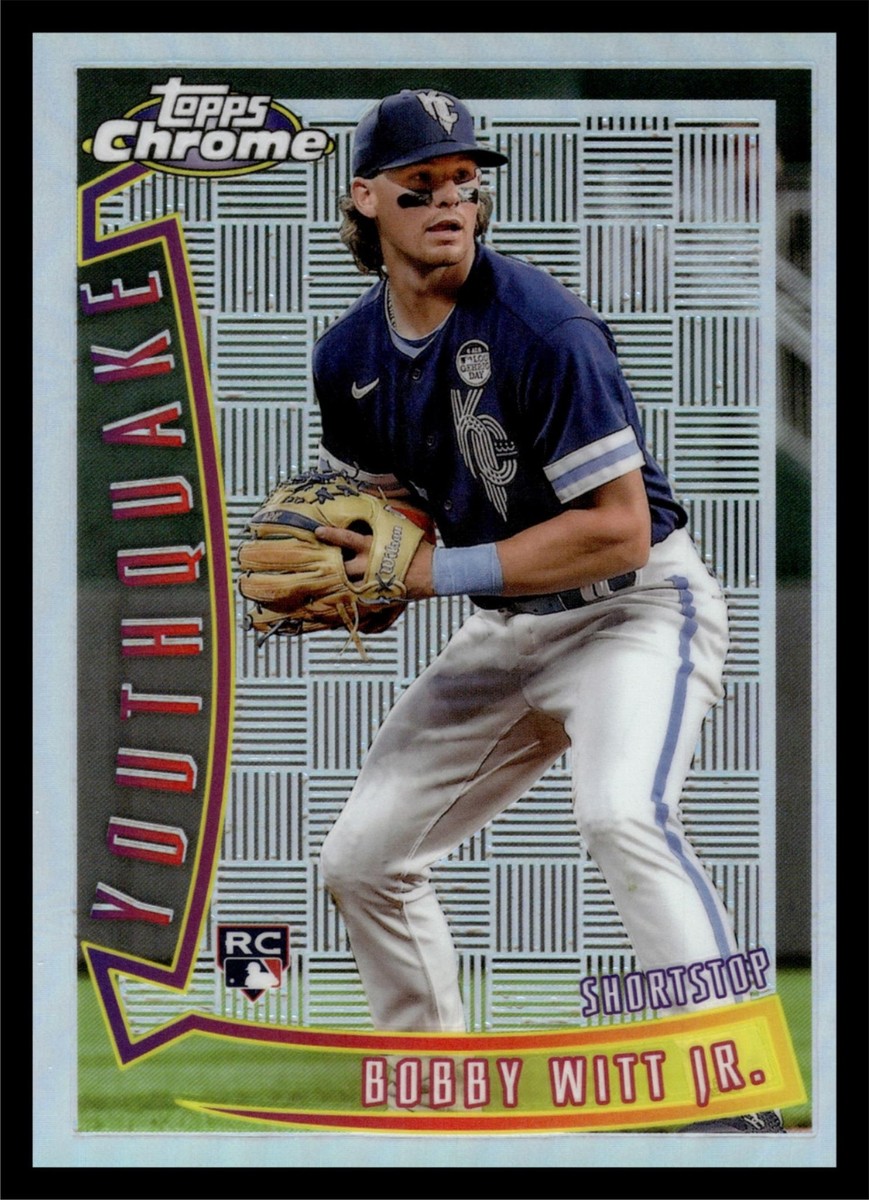 2022 Topps Chrome SONIC BOBBY WITT JR. YOUTHQUAKE ROYALS RC 2022 Topps Chrome SONIC BOBBY WITT JR. YOUTHQUAKE ROYALS RC