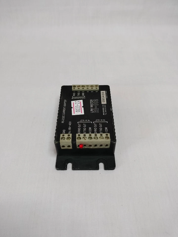 Rorze RC-002 RC002 RS-232C Current Adapter Link Master Made in Japan w/ Dents - Image 2 of 4