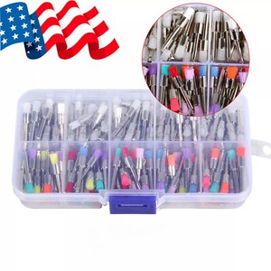 200Pcs/Box Dental Nylon Materials Closure Flat Polishing Prophylaxis Brushes
