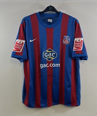 Crystal Palace Matchworn N'Diaye 33 Home Football Shirt 2010/11
