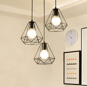 Industrial Geometric Light Shade Wire 