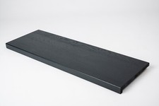 Treppenstufe Eiche Wildeiche 16 mm gebürstet Antrazitgrau lackiert RAL7016 DL