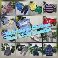 Baby Boys Clothes Make Build Your Own Bundle Job Lot Size 12-18 Months Outfit