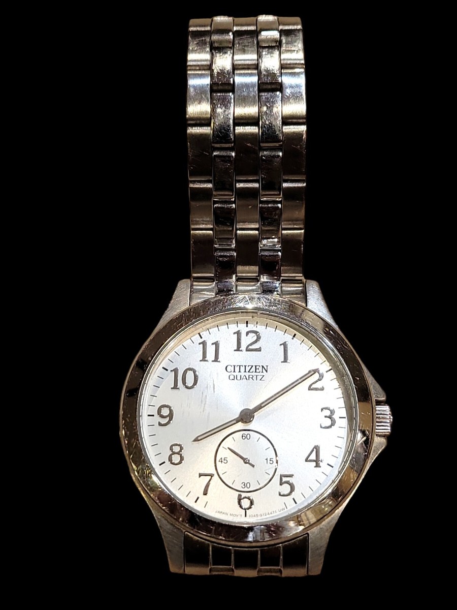 Vintage Rare Citizen Sub Second 1045-S124471 UW Watch New Battery