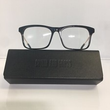 New Cutler  Gross 1175 B. Black Plastic Retro Unisex Eyeglasses 54mm