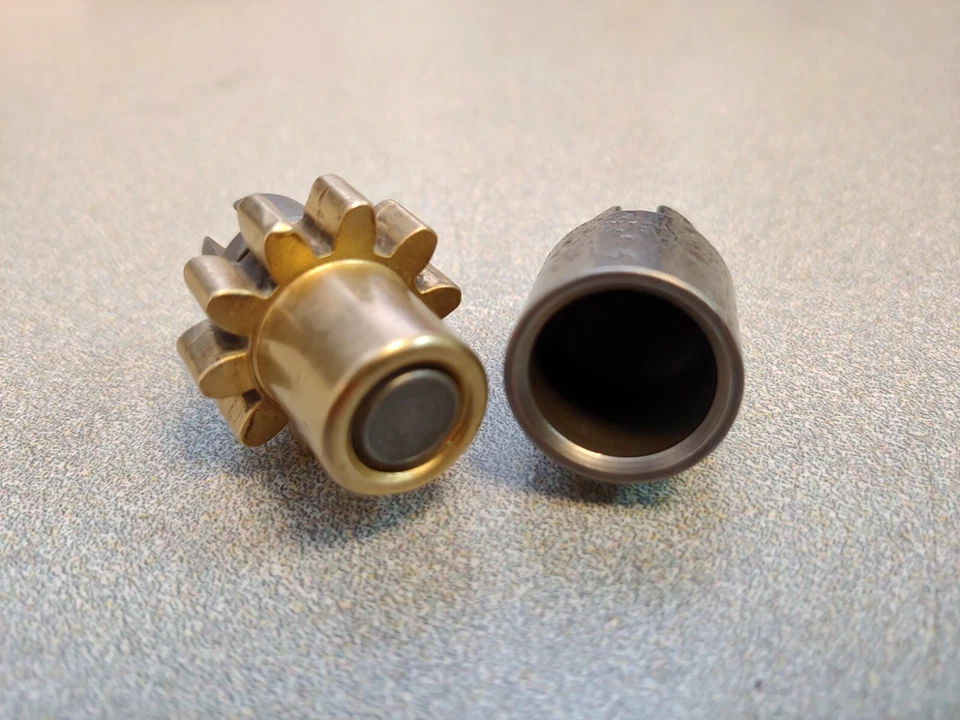 USED ORIGINAL PORSCHE 356C 356SC 911 912 PARKING BRAKE STAR WHEEL ADJUSTER NLA 2 - Image 3 of 4