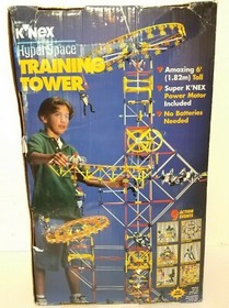 K'NEX Hyperspace Training Tower NEW Open Box Complete 63147 Electric Motor KNEX