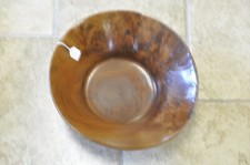 Hand Crafted Walnut Bowl Made By a local Dubuque IA Artist 11 Inches