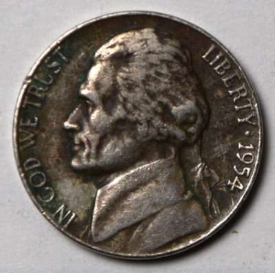 Necoco Rare 1954 Jefferson Nickel No Mint mark, Fantastic Tone | eBay