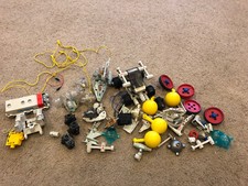 Huge Lot Pieces Robotix Robot Parts See Pics 1984 Milton Bradley