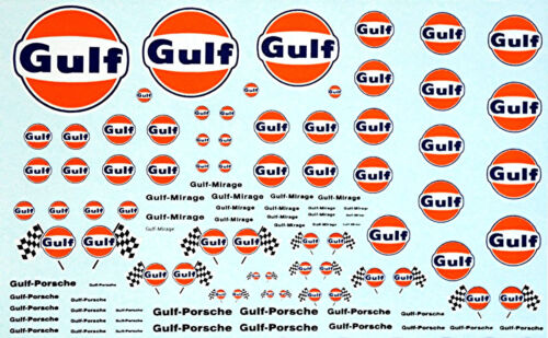 Motorsport Sponsoren Bogen Rallye Interserie Gulf No.6 - 1:50 Decal Abziehbilder - 第 1/1 張圖片