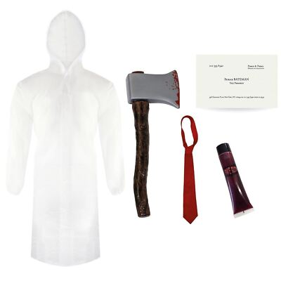 Costume Completo Patrick Bateman &ndash; American Psycho &ndash; Vestito Halloween Fantasia Film &ndash; Taglia Unica