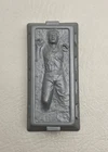 Star Wars 1996 POTF2 SLAVE 1 Han Solo Carbonite Block Gray Original