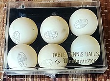 Vintage Westminister Table Tennis Balls In Original Box Ping Pong West Germany.