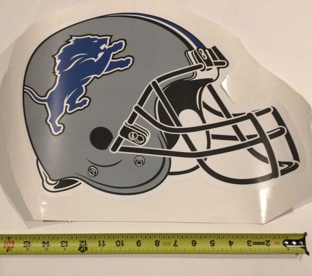 Detroit Lions helmet fathead decal 17”x13” NFL Wall Graphics wall new