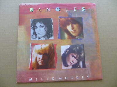 Bangles - Manic Monday 1985 Columbia Records 38-05757 7'' 45 rpm Single EX/VG+