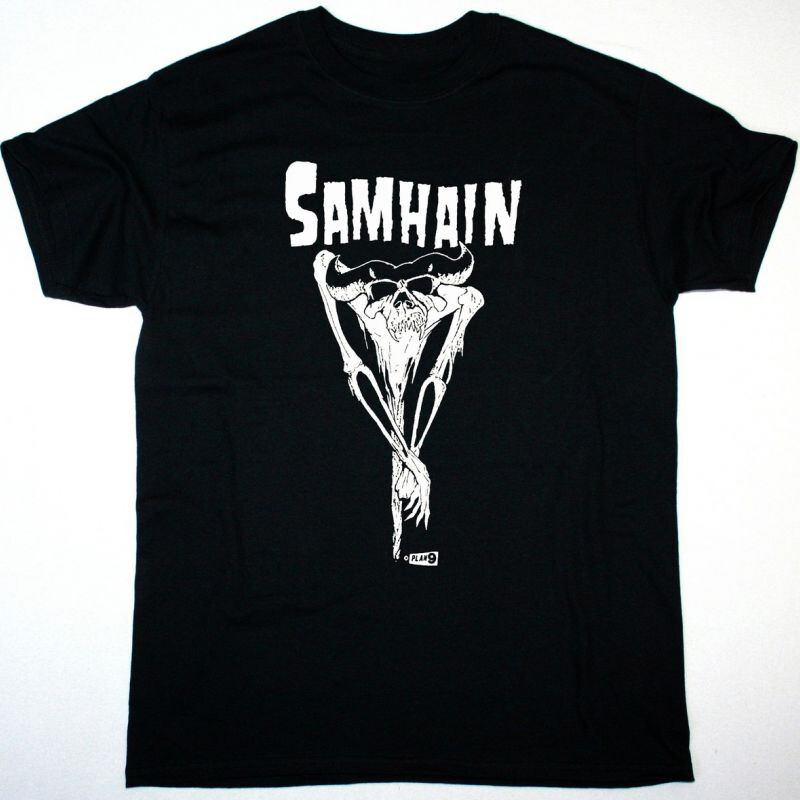 Samhain band T-shirt Black Short Sleeve All Sizes S to 5Xl