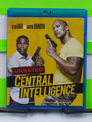 CENTRAL INTELLIGENCE UNRATED KEVIN HART DWAYNE JOHNSON SINGLE DISC BLU RAY