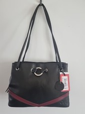 GIGI Women’s Classic Othello Genuine Quality Leather Three Section Shoulder Bag