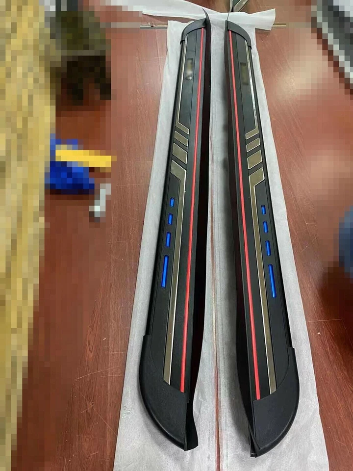 estriberas peldaños laterales pedales barras Nerf aptas para Volkswagen Multivan T7 2022+ Foto 2 de 4