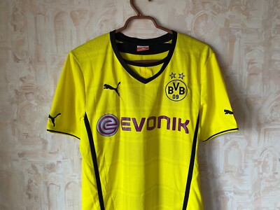 BORUSSIA DORTMUND 2013 2014 HOME FOOTBALL SHIRT SOCCER JERSEY PUMA