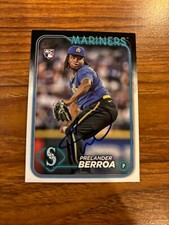 2024 Topps Seattle Mariners Prelander Berroa Autographed Baseball Card #36