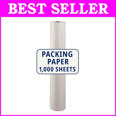1440' Long Packing Paper Roll - 48'' Wide, 1000 Sheets - Eco-Friendly Newsprint