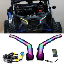 WEISEN RGB Front Turn Signal Lights For Can Am Maverick X3 XDS XRS 2017-2025
