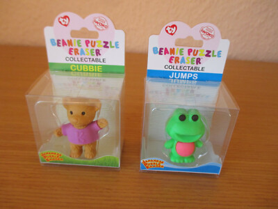 TY Beanie Puzzle Eraser iwako japanische Puzzle Radierer Cubbie & Jumps