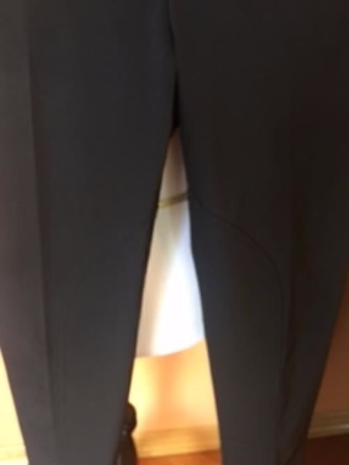 Pre-owned PRADA Black Straight Leg Riding Dress Pants SZ IT 42 Italy Career thumbnail 4