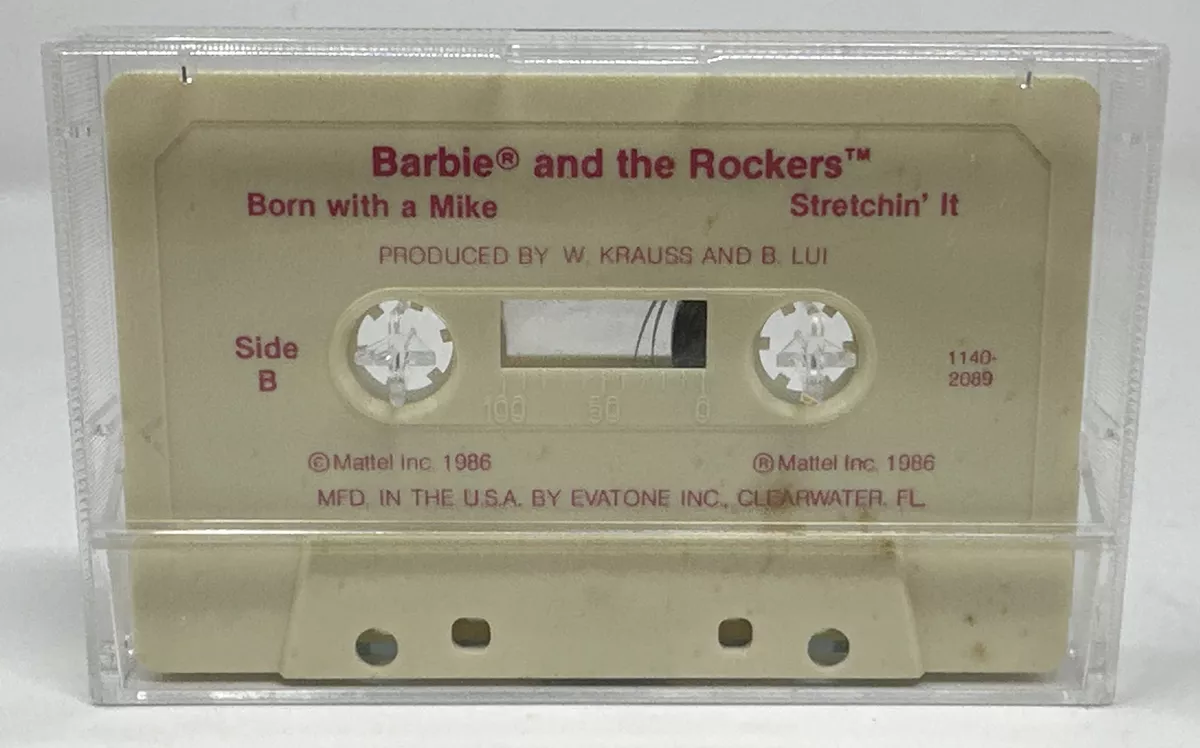Vtg Barbie And The Rockers Cassette Tape 1986 Mattel Retro Music Original