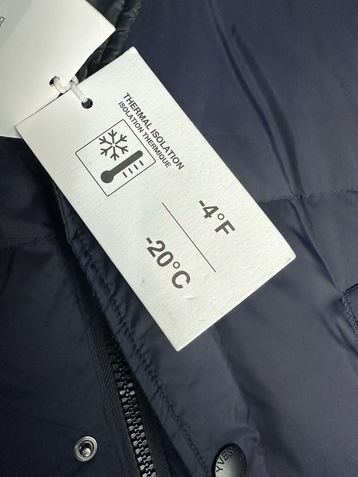 Yves Salomon doudoune reversibile puffer coat giacca 50 grande nuovo con etichette £795