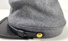 CIVIL WAR CSA CONFEDERATE INFANTRY GREY WOOL KEPI FORAGE CAP HAT-MEDIUM — photo 4