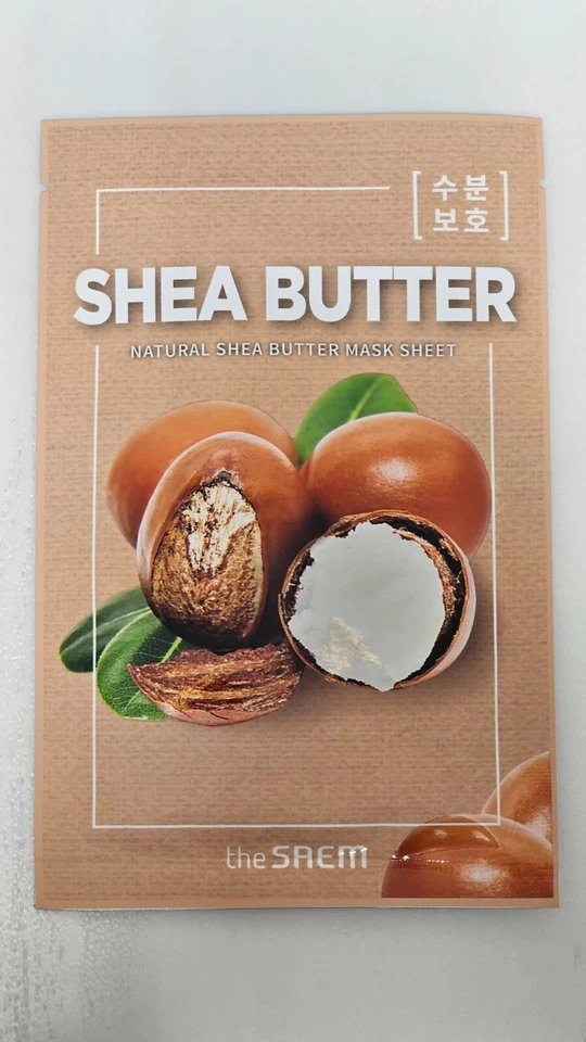 The Saem Shea Butter Sheet Mask 10pcs – Deep Moisture & Nourishing K-Beauty Care - Image 2 of 4