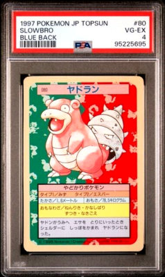 PokémonTopsun SlowbroExcellent Condition READ PSA 4 Very Good- Excellent Pokemon Japanese Topsun #80