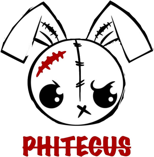 PHITECUS Scary Goth Bunny Plush-Creepy Emo Rabbit Stuffed Animal-Horror Plushie - Picture 7 of 12