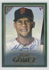 2018 Topps Gallery Green Auto 21/99 Miguel Gomez #135 Rookie Auto RC 0l2
