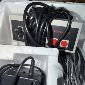 Controlador de Consola NES Original Cubierta de Control Caja Cable Cables de Alimentaci&oacute;n Funcionando