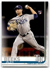 2019 Topps Jalen Beeks RC Tampa Bay Rays #688