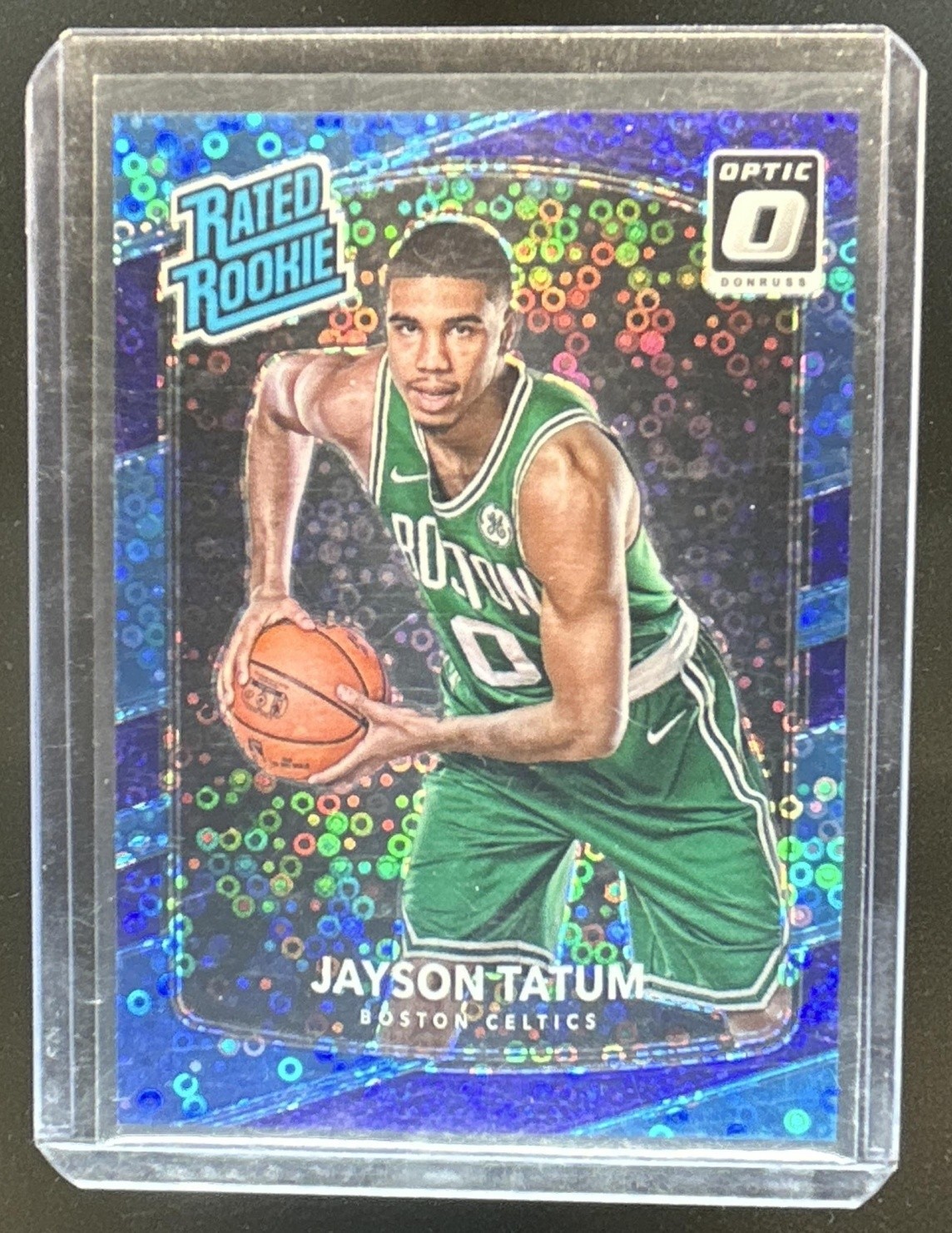 2017-18 Donruss Optic Jayson Tatum Fast Break Purple RC #/155 Celtics