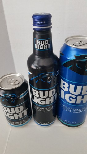 BUD LIGHT* PANTHERS** (1) 12 OZ & (1) 25 OZ CAN & 16 OZ ALUMINUM EMPTY 2026