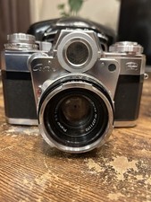 Popular Bulls Eye Zeiss Ikon Contarex Contarex Planar 50mm F2 with Leather Case